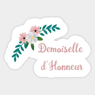 Demoiselle d honneur Sticker